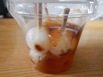 あわしま堂 三色団子 みたらし団子